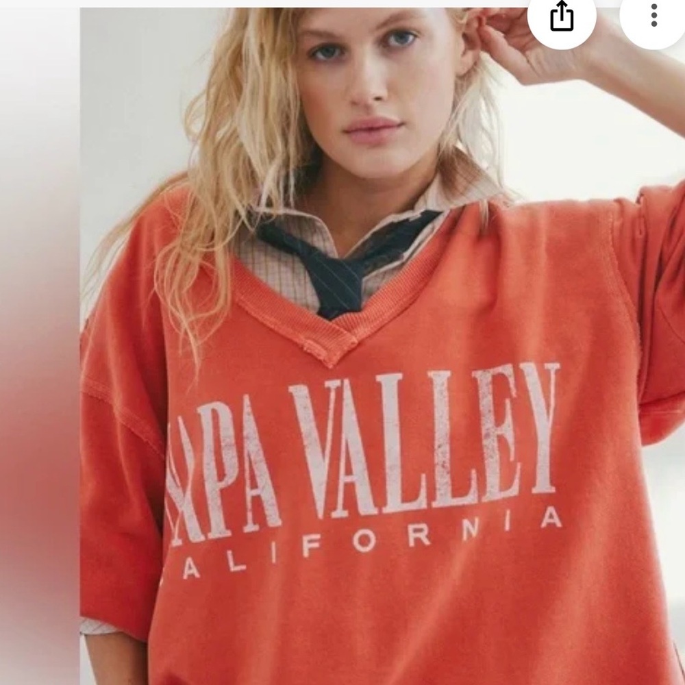 Free People Napa Valley Sweatshirt. NWT.